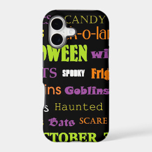 Halloween Subway Art Words