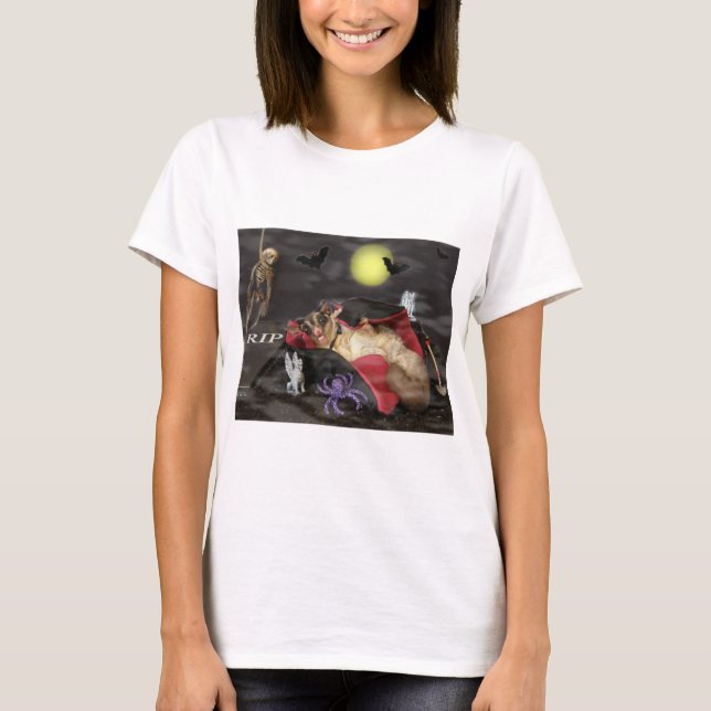 Halloween Sugar Glider T-Shirt (Front)