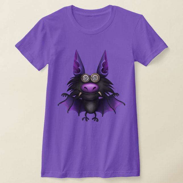 Halloween Sugar Rush Bat Silly Fun T-Shirt (Laydown)
