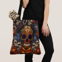 Halloween,Sugar Skull Pumpkin Fiesta, Calavera