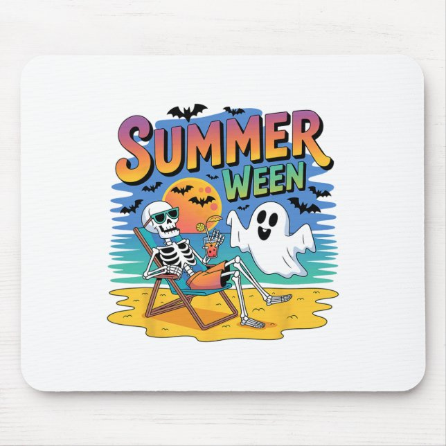 Halloween Summer  Mouse Pad (Front)