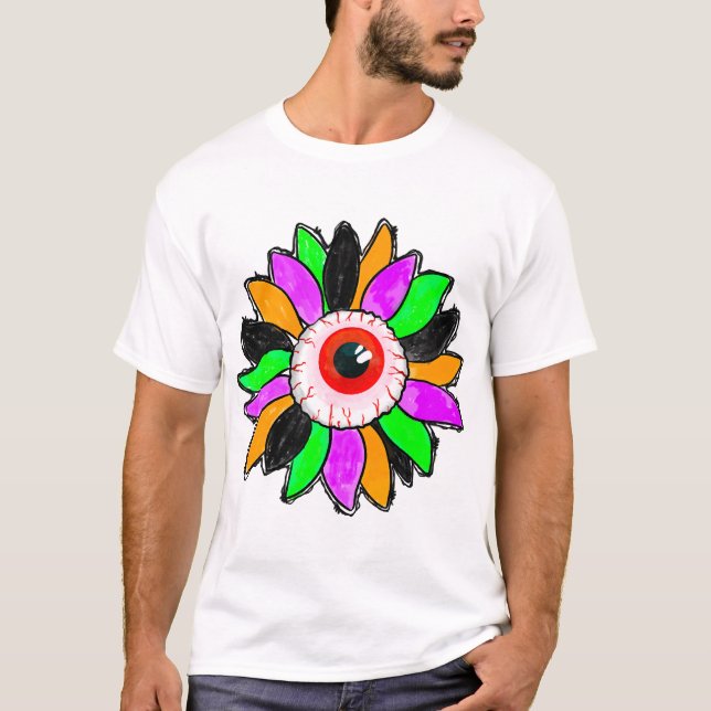 Halloween Sunflower T-Shirt (Front)