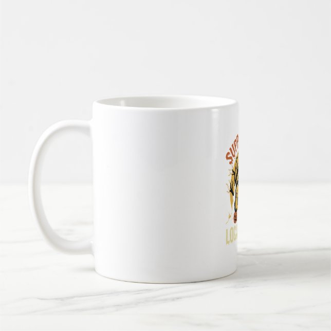 Halloween Support Your Local Witches Black Cat Coffee Mug (Left)