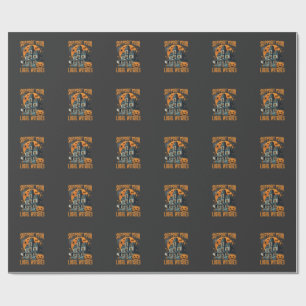 Halloween Support Your Local Witches Haunted House Wrapping Paper