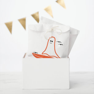 Halloween Surfer Ghost black Favour Bags