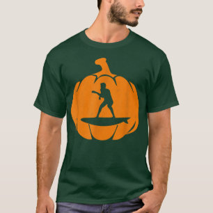 Halloween Surfer Pumpkin Surfing T-Shirt