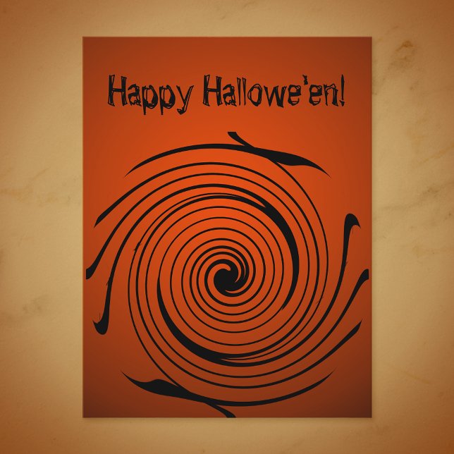 Halloween Swirl Postcard (Creator Uploaded)