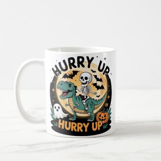 Halloween T-Rex Coffee Mug (Left)