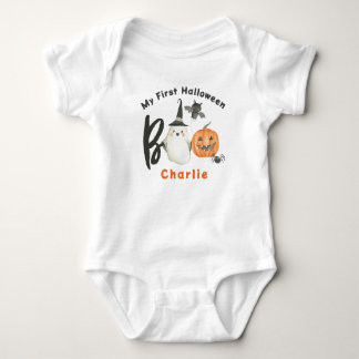Halloween T-shirt-Boo-Spooky-First Halloween Baby Bodysuit