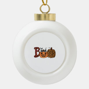 Halloween T shirt, Halloween Ceramic Ball Christmas Ornament