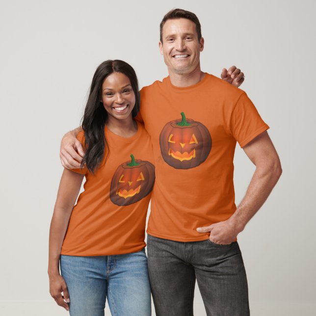 Halloween T-Shirt Jack-o-lantern Plus  Size Shirts (Unisex)