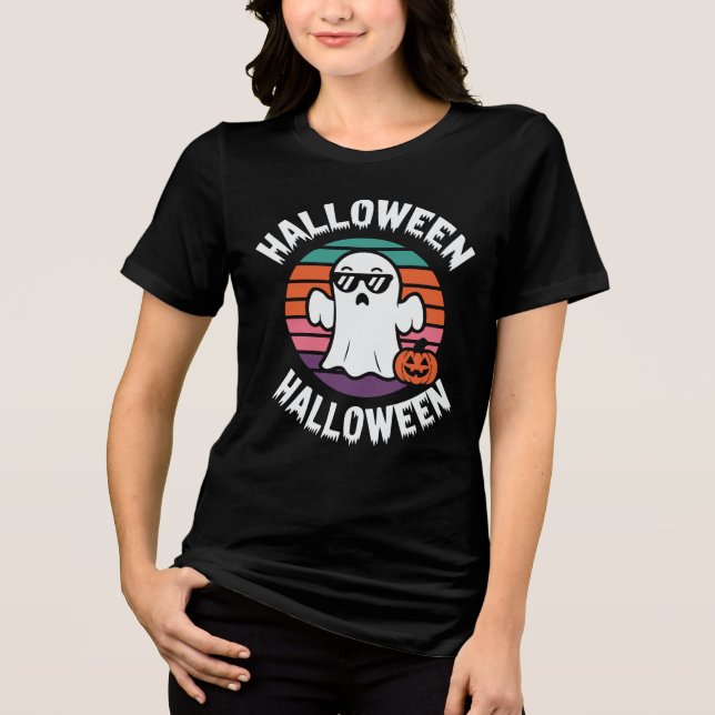 Halloween T-shirt Tri-Blend Shirt (Front)