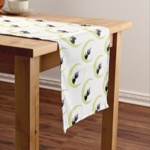 Halloween Table Runner  14" X 72"/Black Cat