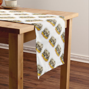 Halloween Table Runner 14" X 72"/Skulls