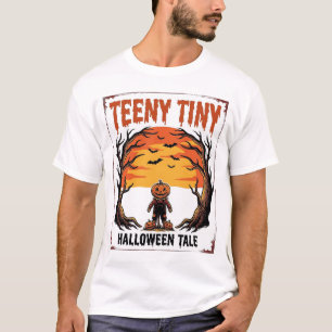 Halloween Tale Teeny Tiny Spooky Vintage Scene_1 T-Shirt