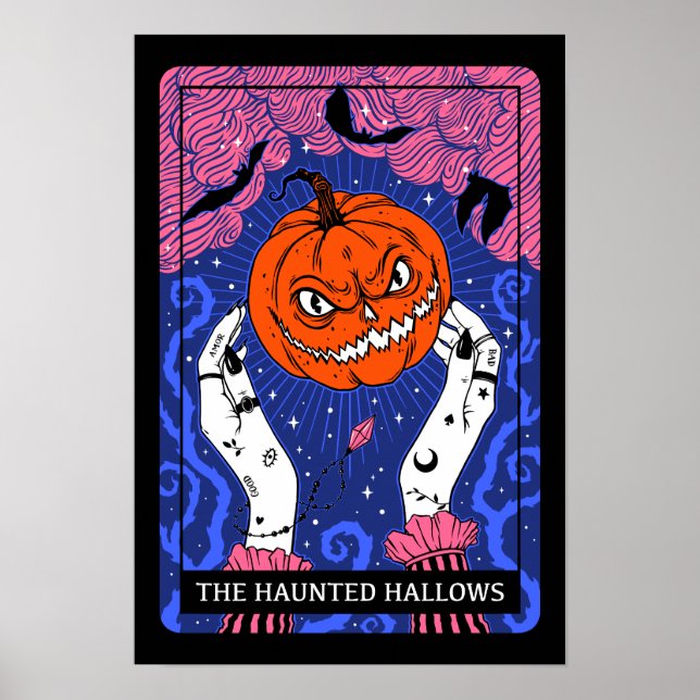 Halloween Tarot card Poster (Front)