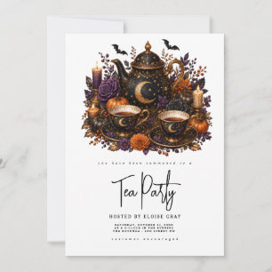 Halloween Tea Party Invitation