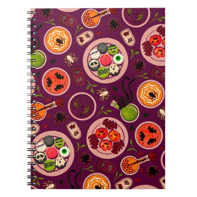 Halloween tea party notebook (Front)