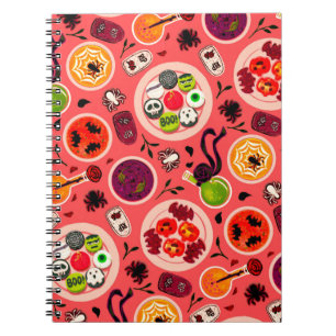 Halloween tea party notebook