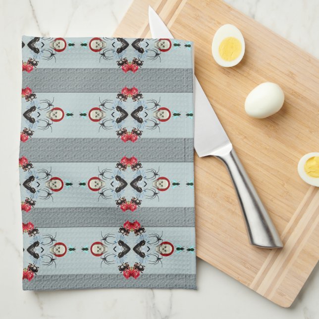 Halloween Tea Towel (Quarter Fold)
