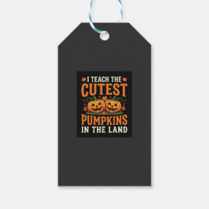 Halloween Teacher Cutest Pumpkins Design_1 Gift Tags