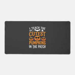 Halloween Teacher Cutest Pumpkins in the Patch Desk Mat
