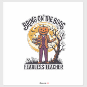 Halloween Teacher Shirt Vintage Engraving Pumpkin