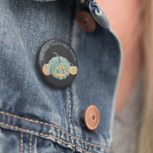 Halloween Teal Pumpkin Allergy Awareness 6 Cm Round Badge