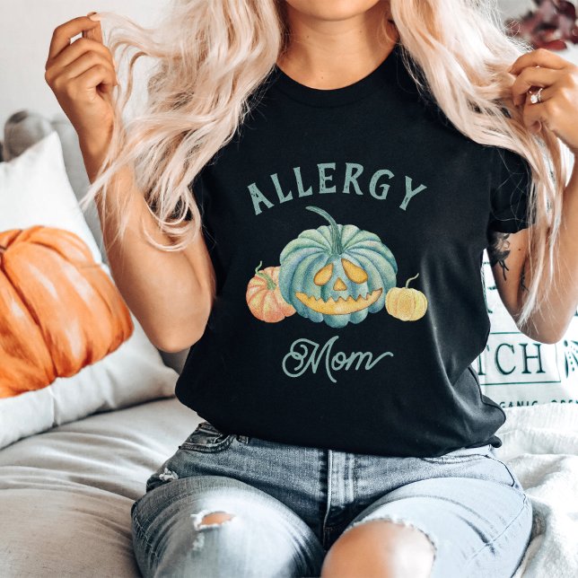 Halloween Teal Pumpkin Allergy Mum T-Shirt (Creator Uploaded)
