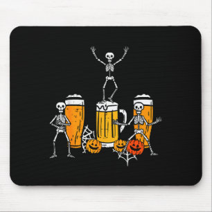 Halloween Team Skeletons Dancing Funny Costume Par Mouse Pad