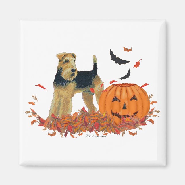 Halloween Terrier Magnet (Front)