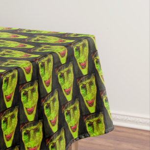 HALLOWEEN TERRIFYING WITCH TABLECLOTH