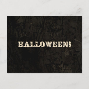 Halloween Text Postcard