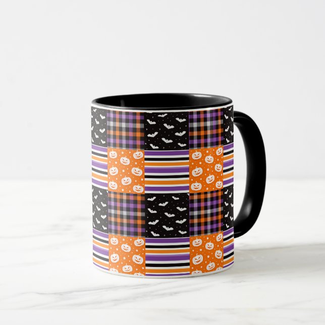 Halloween Textures Mug (Front Right)