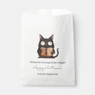 Halloween Thank You Cat Family Party Favour Bags
