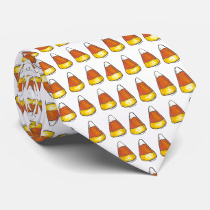 Halloween Thanksgiving Candy Corn Necktie