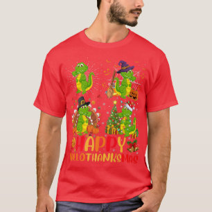 Halloween Thanksgiving Christmas Crocodile Halloth T-Shirt