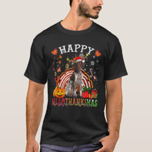 Halloween Thanksgiving Christmas German Shorthaire T-Shirt