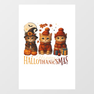 Halloween Thanksgiving Christmas Happy HalloThanks