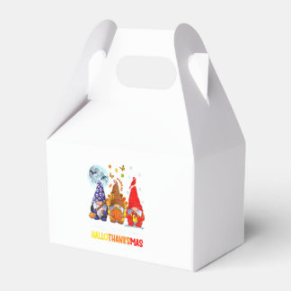 Halloween Thanksgiving Christmas Happy HalloThanks Favour Box