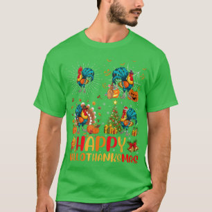 Halloween Thanksgiving Christmas Rooster Bird Hall T-Shirt