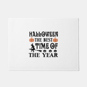 Halloween The Best Time Of The Year Birthday Doormat