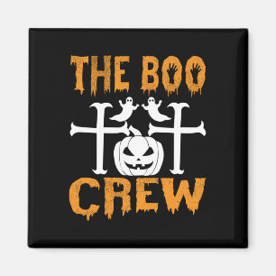 Halloween The Boo Crew Birthday Magnet
