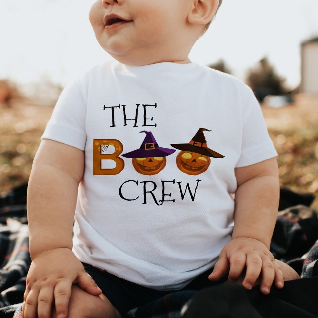 Halloween The Boo Crew Illustration Family     Baby T-Shirt (Creator Uploaded)