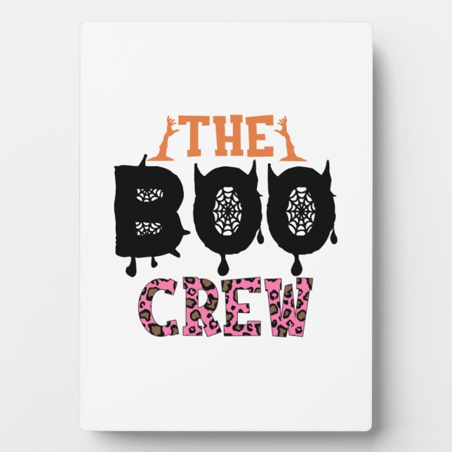 Halloween The Boo Crews Plaque (Front)
