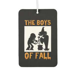 Halloween The Boys Of Fall Birthday Car Air Freshener