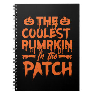 Halloween The Coolest Pumpkin In The Patch Xmas Notebook