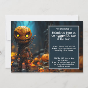 Halloween The Ghoul Gang Gala Invitation