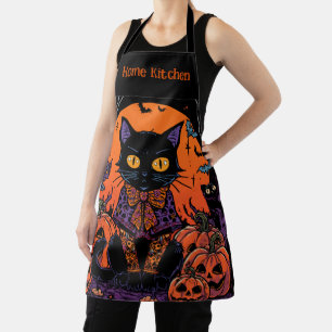 Halloween,The Pumpkin Patch Prowler ,Black Cat Apron