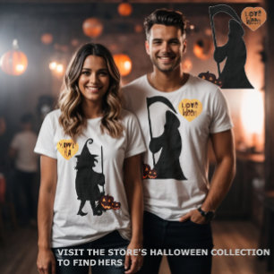 Halloween The Reaper Hauntingly in Love T-Shirt